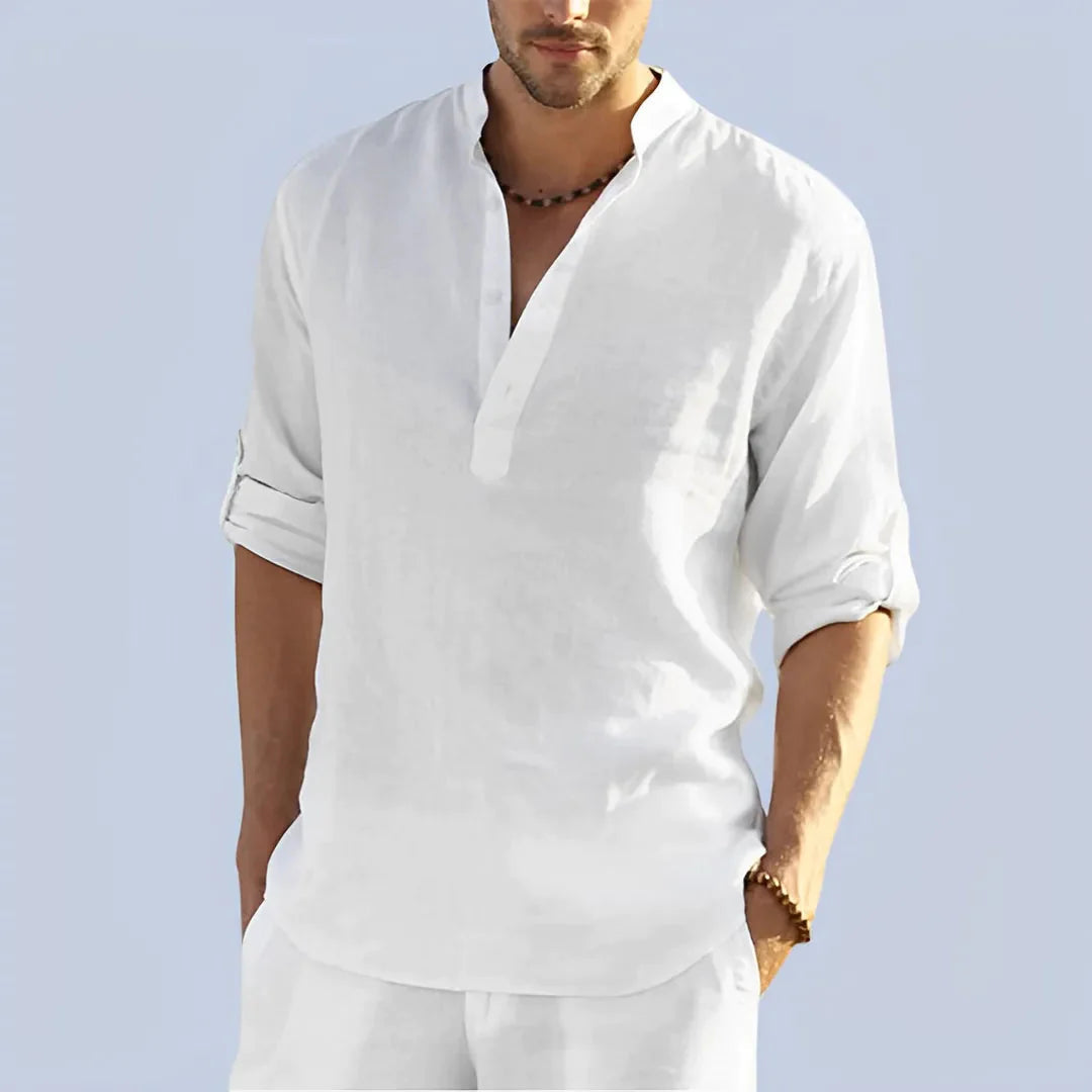 Camisa Masculina Bata Panamera Camisa Masculina Bata Panamera VINNCI Store Branco P 