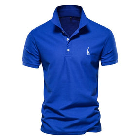 Camisa Polo Denim Camisa Polo Denim - Camisas 001 VINNCI Store Azul P 