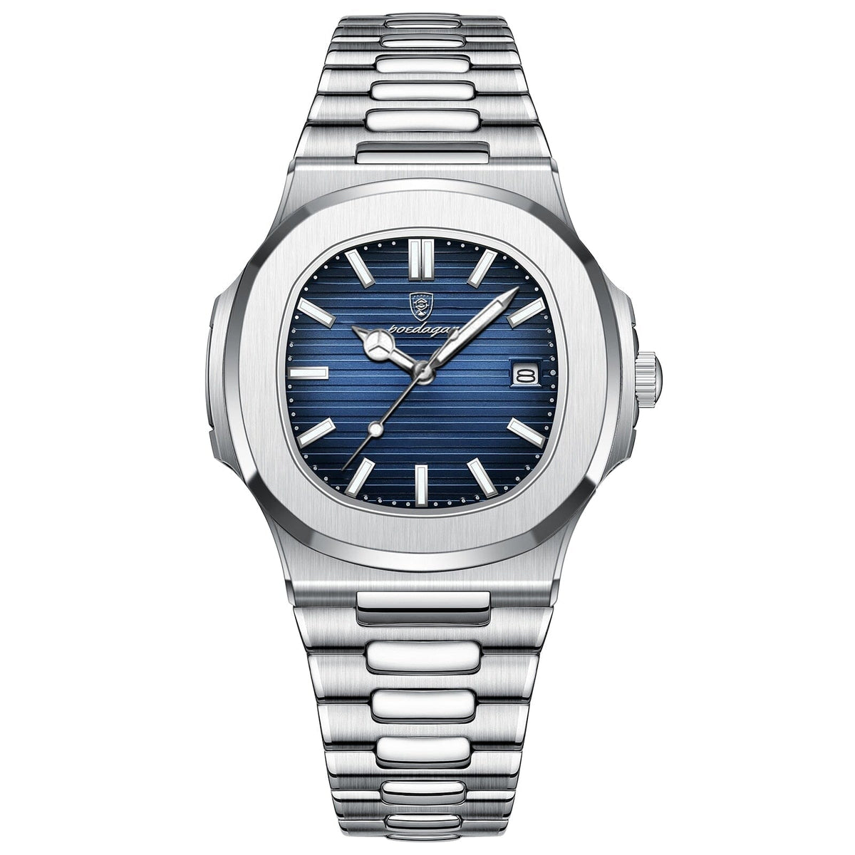 Relógio de Luxo Resistente à Água e Impactos Relógio de Luxo Resistente à Água e Impactos VINNCI Store Azul 