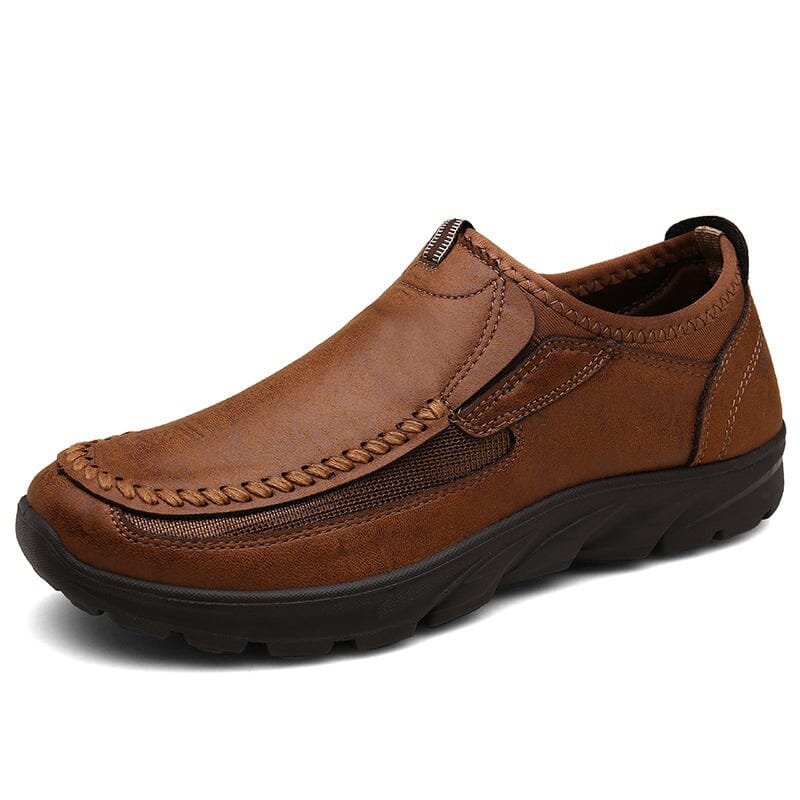 Sapato de Couro Confort - Ultra Confortável e respirável Sapato de Couro Confort - Ultra Confortável e respirável VINNCI Store Marrom 37 