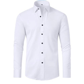 Camisa Social Anti Amassado Ultra Comfort Camisa Social Anti Amassado Ultra Comfort VINNCI Store Branco P 