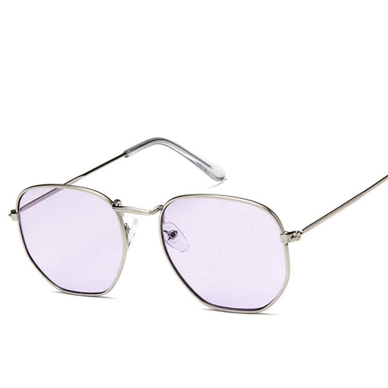 Óculos de Sol - Hexagon™ - UV400 Óculos de Sol - Hexagon™ - UV400 VINNCI Store Prata Oceano 