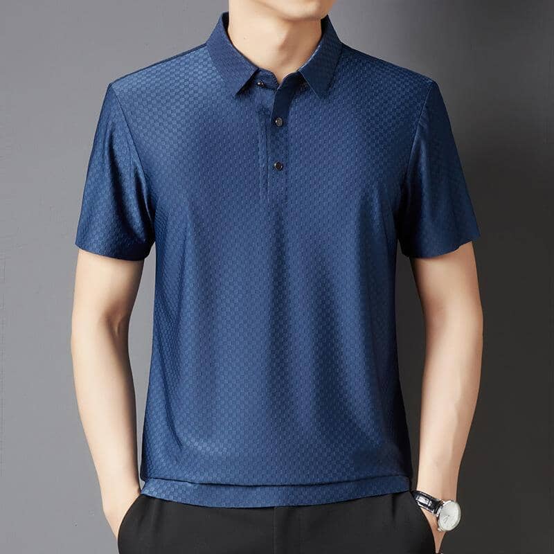 Camisa Polo em Nylon Prime Camisa Polo em Nylon Prime VINNCI Store Azul P 