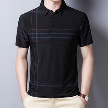 Camisa Polo Listrada - Elegante - VINNCI Store