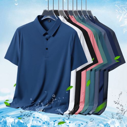Camisa Polo Premium em Seda Gelo | Elegância e Exclusividade Camisa Polo Premium em Seda Gelo | Elegância e Exclusividade VINNCI Store 
