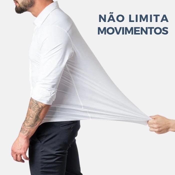 Camisa Social Lisa Conforto Anti Amassado VINNCI Store