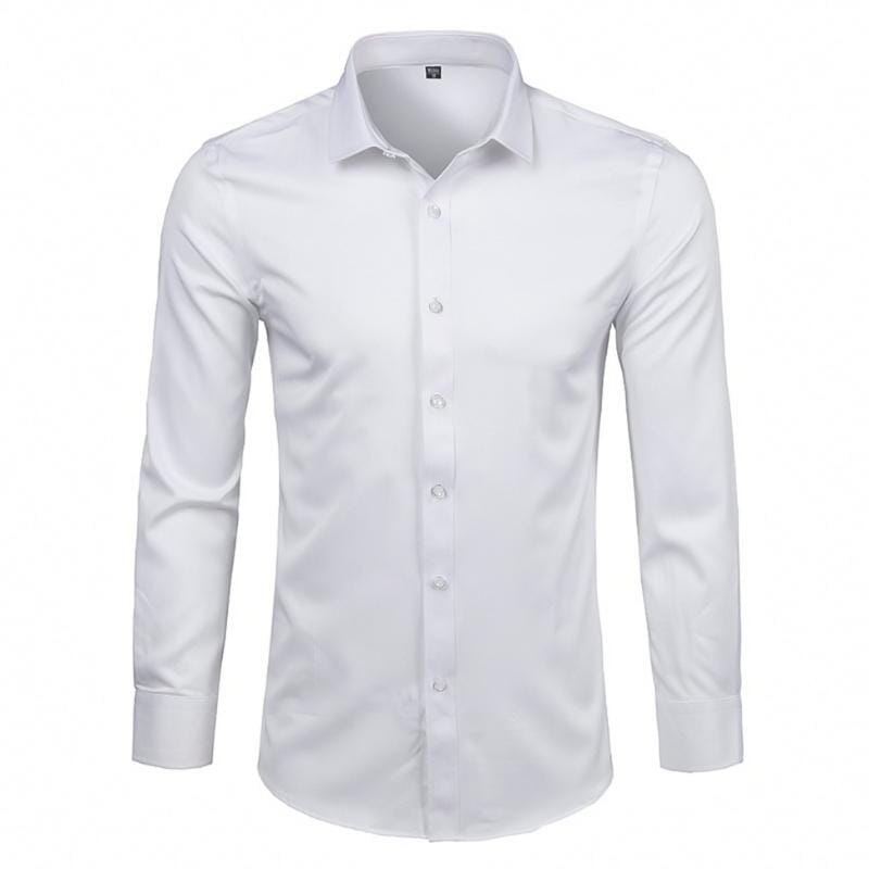 Camisa Social Lisa Conforto Anti Amassado VINNCI Store Branco P 