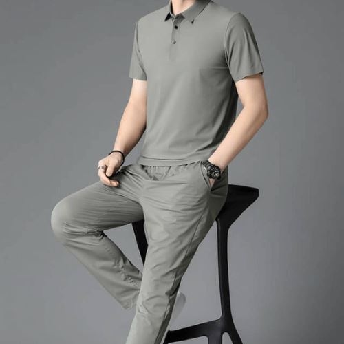 Conjunto Elegance | Camisa Polo e Calça Premium - VINNCI Store