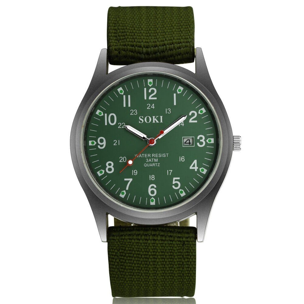 Relógio Masculino SOKI Relógio Masculino SOKI VINNCI Store Verde 