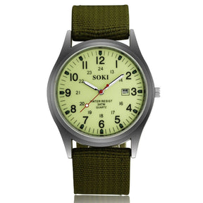 Relógio Masculino SOKI Relógio Masculino SOKI VINNCI Store Verde Fluorecente 